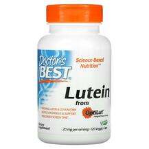 Doctor's Best, Lutein with OptiLut, Оптико Лютеин 10 мг, 120 к...