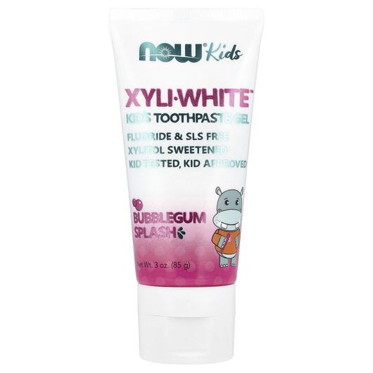 Основное фото товара Solutions XyliWhite Kids Toothpaste Gel Bubblegum Splash, Зубная 
