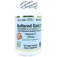 California Gold Nutrition, Buffered Gold C 750 mg, Вітамін C, ...