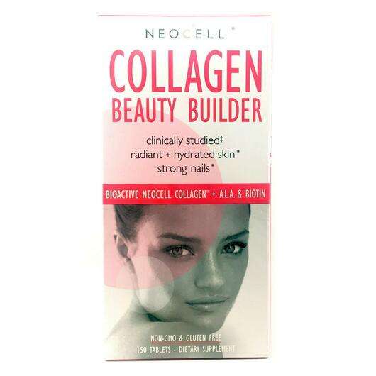 Основне фото товара Neocell, Collagen Beauty Builder, Колаген з біотином, 150 табл...