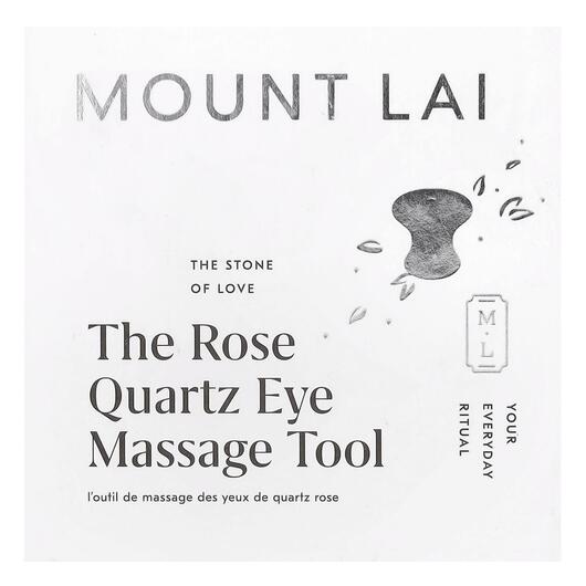 Основное фото товара The Rose Quartz Eye Massage Tool Основное фото товара Mount Lai, Массажные камни, The Rose Quartz Eye Massage Tool, 1 T