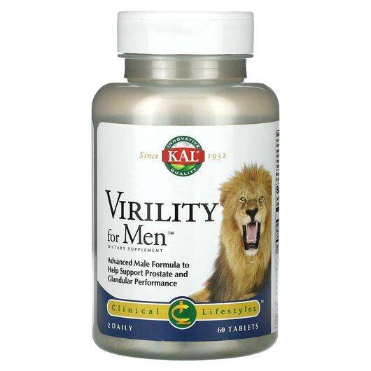 Основное фото товара KAL, Мультивитамины для мужчин, Virility for Men, 60 таблеток