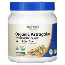 Nutricost, Organic Astragalus Root Powder Unflavored, Астрагал...