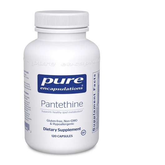 Основное фото товара Pure Encapsulations, Витамин B5 Пантотеновая кислота, Pantethi...