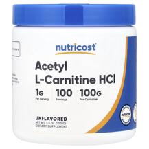 Acetyl L-Carnitine HCl Powder Unflavored Nutricost Acetyl L-Carnitine HCl Powder Unflavored Nutricost