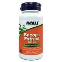 Now, Бакопа 450 мг Экстракт, Bacopa Extract 450 mg, 90 капсул