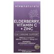 Фото товару Elderberry Vitamin C + Zinc with Ginger + Vitamin, Корінь Імбиру,