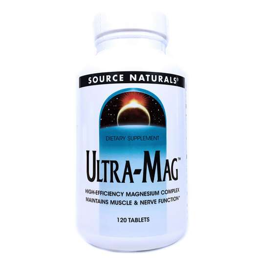 Основне фото товара Source Naturals, Ultra-Mag, Магній B6, 120 таблеток