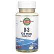 KAL, D-3 125 mcg 5000 IU, Вітамін D3 Холекальциферол, 90 капсул