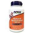 Фото товару Now, Natural Resveratrol 200 mg, Ресвератрол 200 мг, 120 капсул