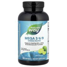 Mega 3/6/9 Omega Blend Омега 3-6-9 Лайм Nature's Way