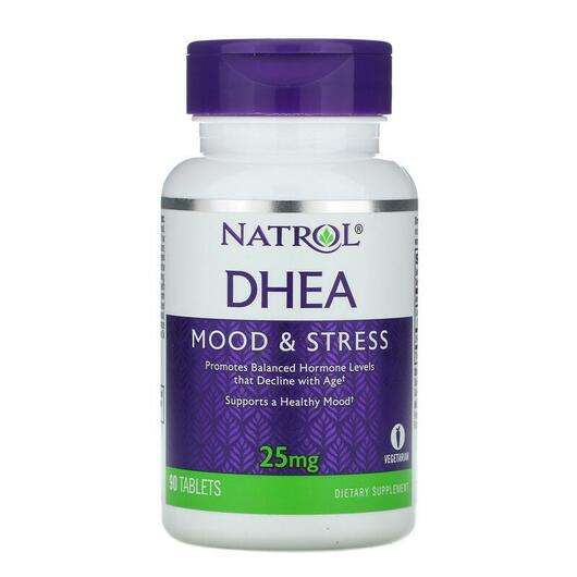 Основне фото товара Natrol, DHEA 25 mg 90, Дегідроепіандростерон, 90 таблеток