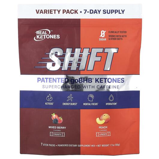 Основное фото товара Shift Supercharged With Caffeine Variety Pack Mixed Berry, Кофеин