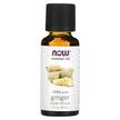 Фото товару NOW Foods, Pure Essential Oil Ginger, Ефірна олія, 30 мл