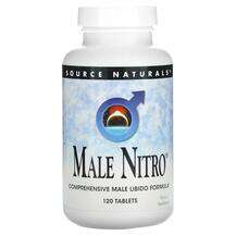 Source Naturals, Male Nitro, Підтримка сексуальності, 120 табл...