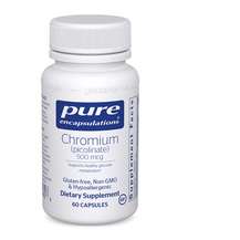 Pure Encapsulations, Chromium Picolinate 500 mcg, Хром, 60 капсул