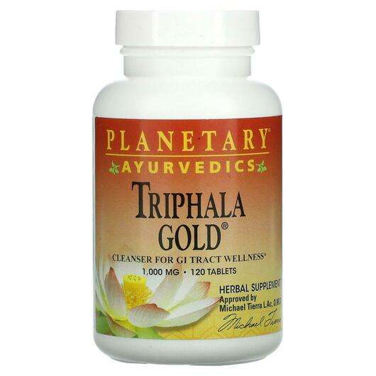 Основне фото товара Planetary Herbals, Ayurvedics Triphala Gold 1000 mg, Трифала, ...