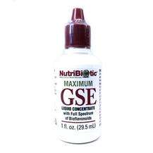 NutriBiotic, Maximum GSE Liquid, Екстракт насіння грейпфрута, ...
