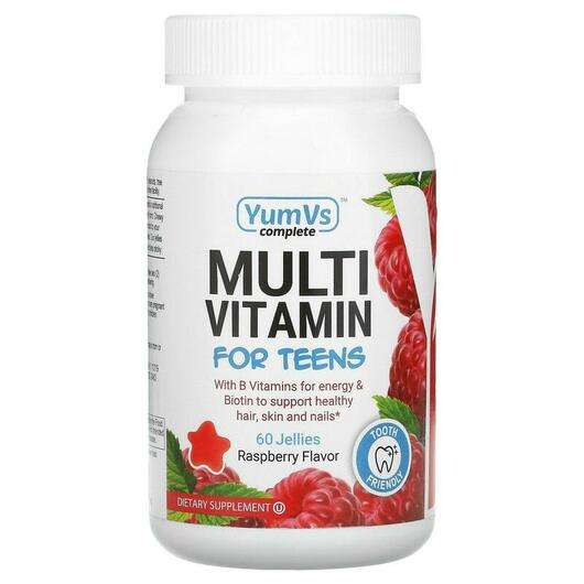 Основне фото товара YumV's, Multi Vitamin for Teens Raspberry Flavor, Мультивітамі...
