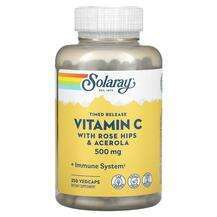 Solaray, Витамин С 500 мг, Timed Release Vitamin C 500 mg, 250...