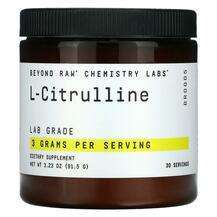 GNC, Beyond Raw Chemistry Labs L-Citrulline, 91.5 g