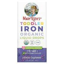 MaryRuth's, Toddler Iron Organic Liquid Drops 1-3 Years Grape,...