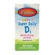 Фото товара Carlson, Детский витамин D3, Baby's Super Daily D3 400 IU, 10....
