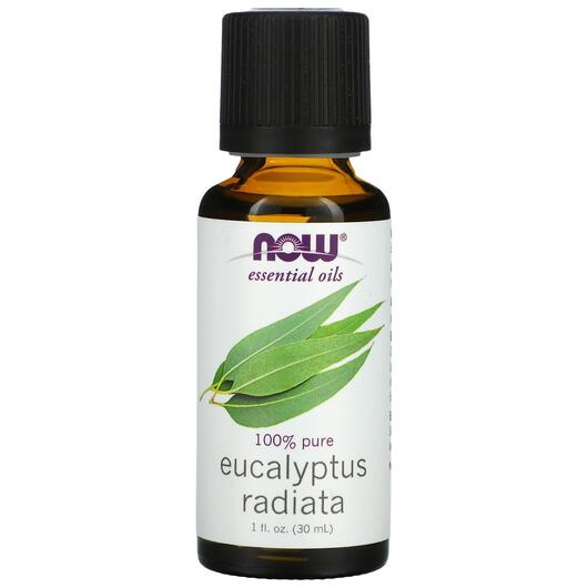 Основне фото товара Pure Essential Oil Eucalyptus Radiata Основне фото товара NOW Foods, Pure Essential Oil Eucalyptus Radiata, Ефірна олія, 30