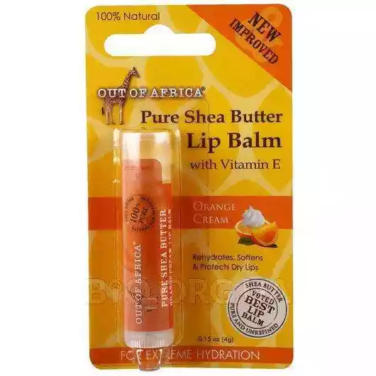 Фото товара Pure Shea Butter Lip Balm with Vitamin E Orange Cream 4 g