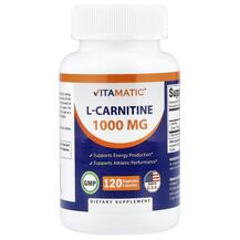 L-Carnitine L-Карнитин Vitamatic 120 капсул L-Carnitine L-Карнитин Vitamatic 120 капсул
