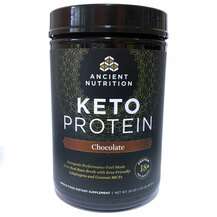 Ancient Nutrition, Keto Protein Powder Chocolate, Кето Протеїн...