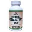 Double Wood, Родиола, Rhodiola Rosea Extract 500 mg, 120 капсул