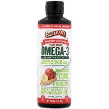 Barlean's, Omega Swirl Flax Oil Strawberry Banana, Лляна олія,...