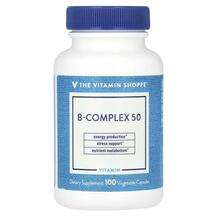 The Vitamin Shoppe, B-комплекс, B-Complex 50, 100 капсул