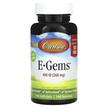 Фото товара Витамин E Токоферолы, E-Gems 400 IU 268 mg 90 +, 44 капсул