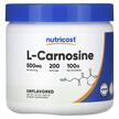 Фото товару Nutricost, L-Carnosine Unflavored, L-Карнозин, 100 г