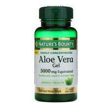 Nature's Bounty, Aloe Vera Gel 5000 mg, Алоэ Вера, 100 капсул
