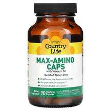 Country Life, Витамин B, Max-Amino Caps with Vitamin B6, 90 ка...