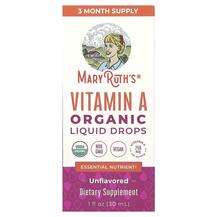 MaryRuth's, Organic Vitamin A Liquid Drops Unflavored 750 mcg,...