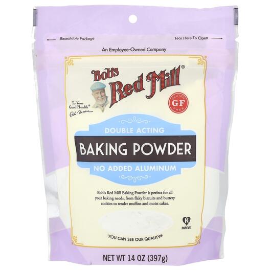 Основне фото товара Double Acting Baking Powder Gluten Free Основне фото товара Double Acting Baking Powder Gluten Free, Розпушувач, 397 г