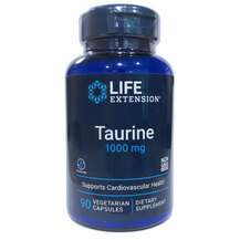 Life Extension, L-Таурин 1000 мг, Taurine 1000 mg, 90 капсул