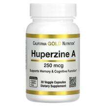 California Gold Nutrition, Huperzine A 250 mcg, Гіперзин А, 30...