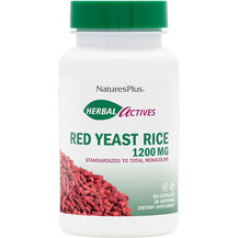 Трави Herbal Actives Red Yeast Rice 600 mg Natures Plus Трави Herbal Actives Red Yeast Rice 600 mg Natures Plus