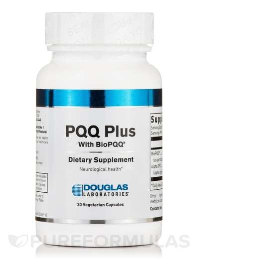 Основне фото товара Douglas Laboratories, PQQ Plus with BioPQQ, Пірролохінолінхіно...