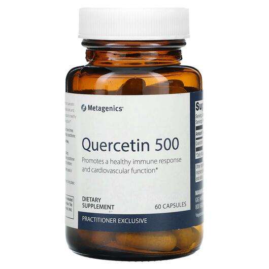Основное фото товара Metagenics, Кверцетин, Quercetin 500, 60 капсул