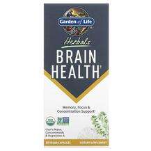 Garden of Life, Herbals Brain Health Mint, Трави, 30 капсул
