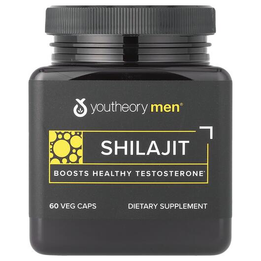 Основне фото товара Youtheory, Men Shilajit, Мумійо високогірне, 60 капсул