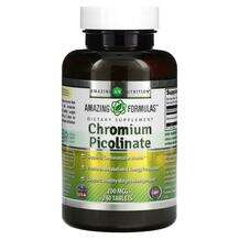 Amazing Nutrition, Chromium Picolinate 200 mcg, Хром, 240 табл...