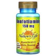 Natures Life, Benfotiamine 150 mg, Бенфотіамін, 60 капсул