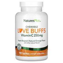 Natures Plus, Витамин C, Chewable Love Buffs Vitamin C Natural...